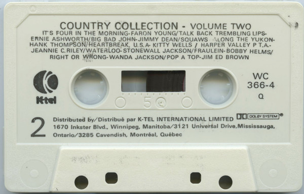 Various - The Country Collection  Volume II | K-Tel (WC 366-42) - 4