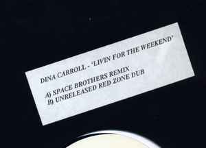 Portada de album Dina Carroll - Livin' For The Weekend