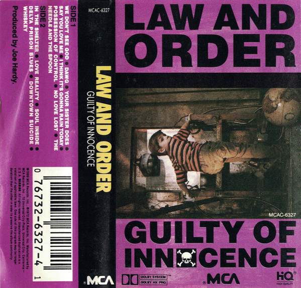 Law And Order - Guilty Of Innocence | Releases | Discogs