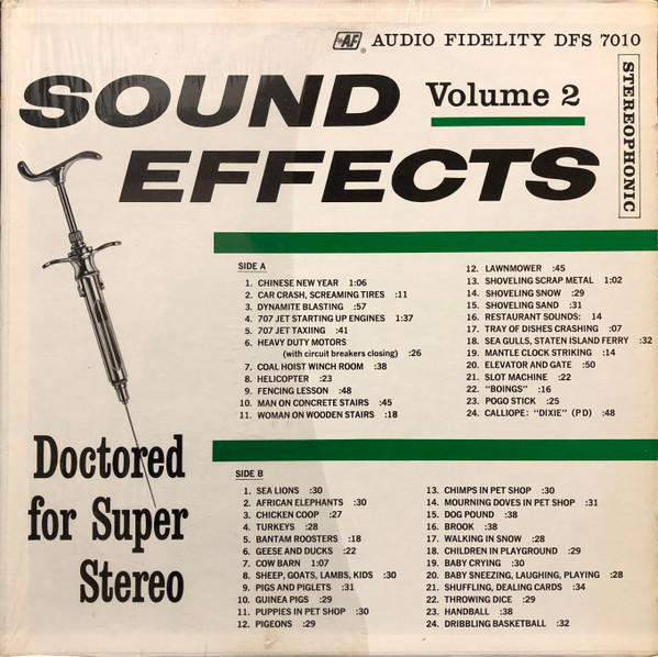 No Artist – Sound Effects In Stereo (1971, Vinyl) - Discogs