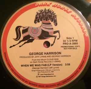 George Harrison – When We Was Fab (1987, Vinyl) - Discogs