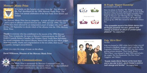 ladda ner album Various - 1994 Mercury Music Prize Ten Albums Of The Year Sampler