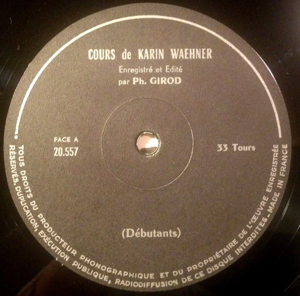 baixar álbum Karin Waehner - Cours de Karin Waehner