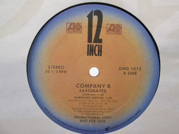 Company B – Fascinated (1986, Vinyl) - Discogs