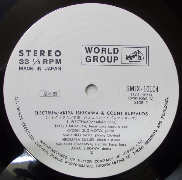 last ned album Akira Ishikawa & Count Buffalos - Electrum