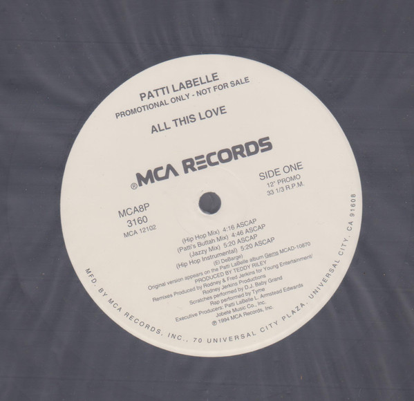 Patti Labelle - All This Love | Releases | Discogs