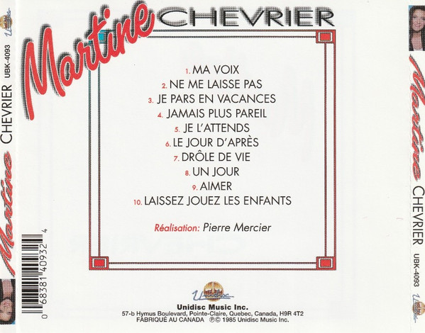 télécharger l'album Martine Chevrier - Martine Chevrier