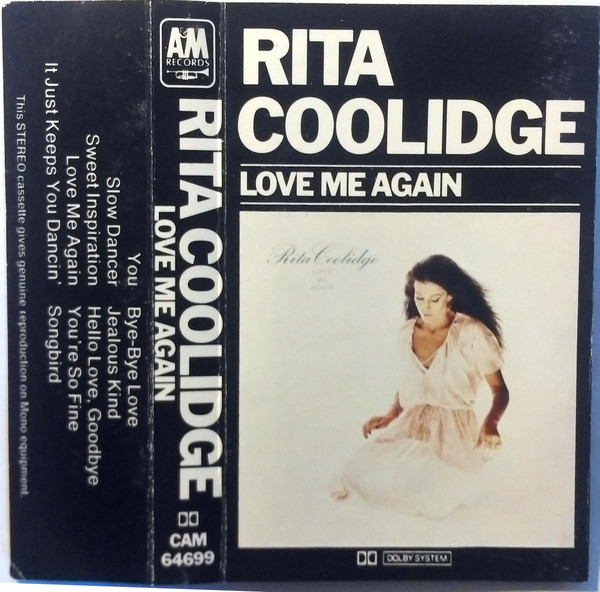 Rita Coolidge - Love Me Again | Releases | Discogs