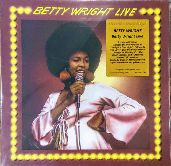 Betty Wright – Betty Wright Live (2020, Translucent Yellow, 180 