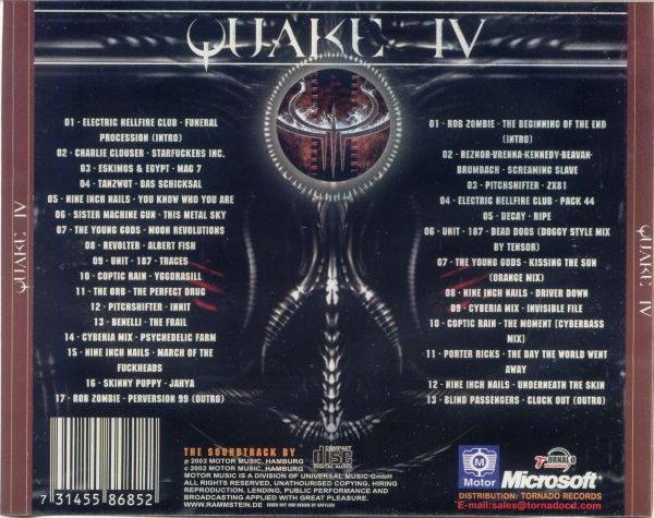 Album herunterladen Various - Quake IV Soundtrack For A Video Game