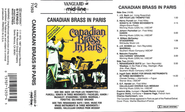 télécharger l'album The Canadian Brass - Canadian Brass In Paris