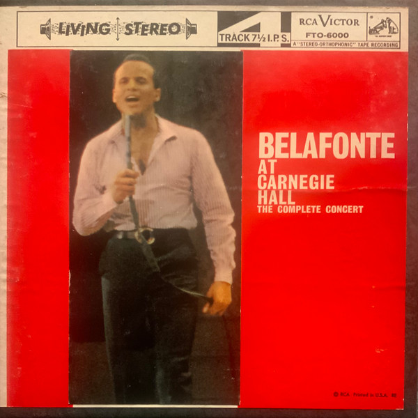 HARRY BELAFONTE AT Carnegie Hall [3x15IPS Tape] £1,995.95