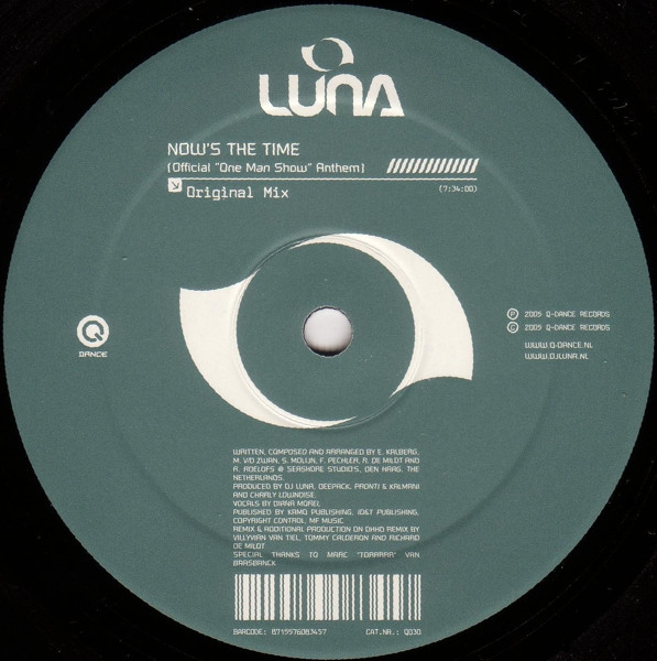 baixar álbum Luna - Nows The Time The Official One Man Show Anthem