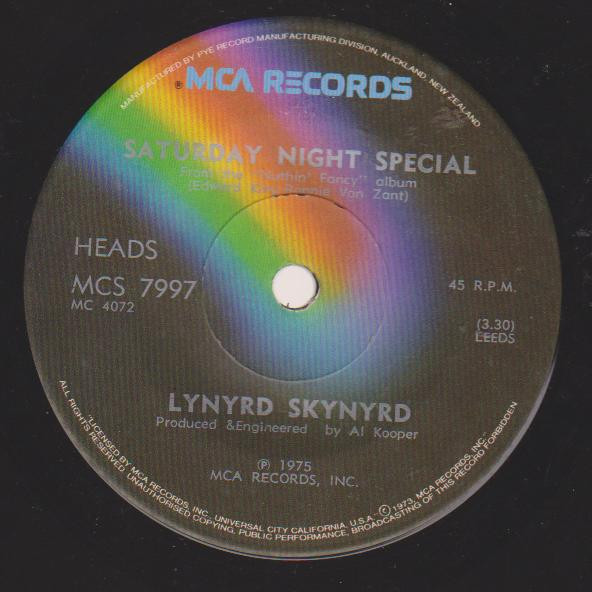 Lynyrd Skynyrd – Saturday Night Special = サタデイ・ナイト