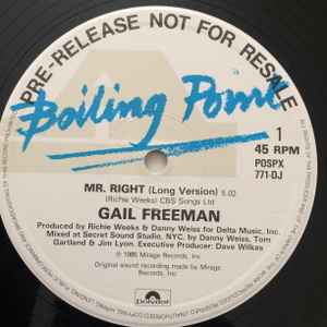 Gail Freeman - Mr. Right album cover