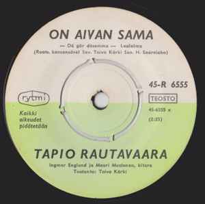 Tapio Rautavaara - On Aivan Sama album cover