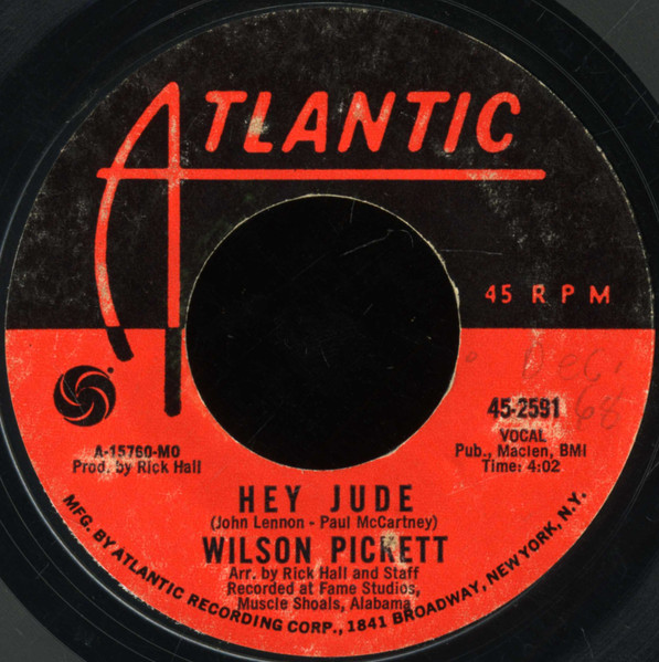 Wilson Pickett – Hey Jude / Search Your Heart (1968, MO, Vinyl) - Discogs