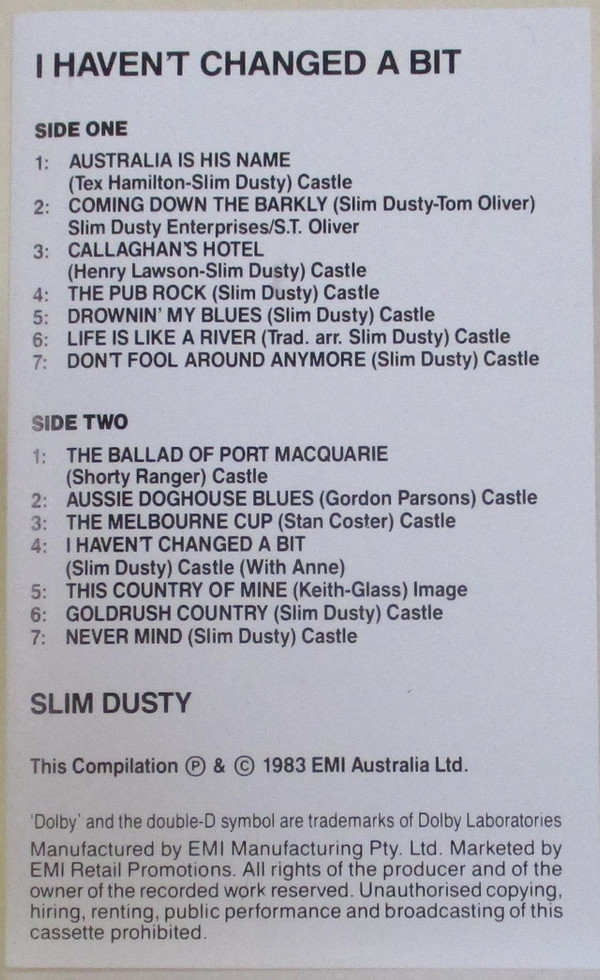 last ned album Slim Dusty - I Havent Changed A Bit