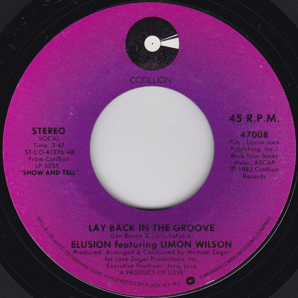 Elusion Featuring Limon Wilson – Lay Back In The Groove (1982