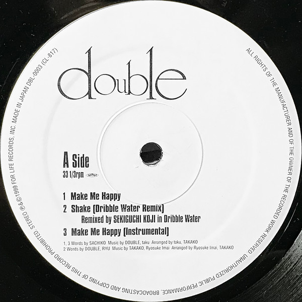 Double – Make Me Happy (1999, Vinyl) - Discogs