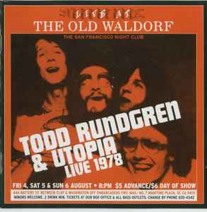 Todd Rundgren - Live At The Old Waldorf