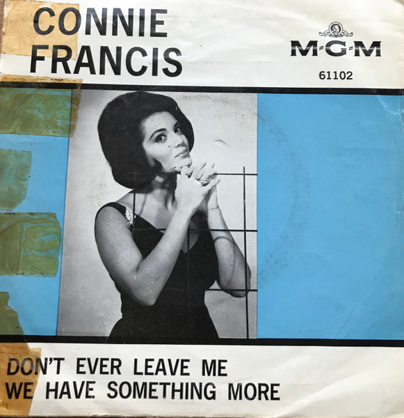 Connie Francis Dont Ever Leave Me 45 Rpm Record 1964 海外 即決