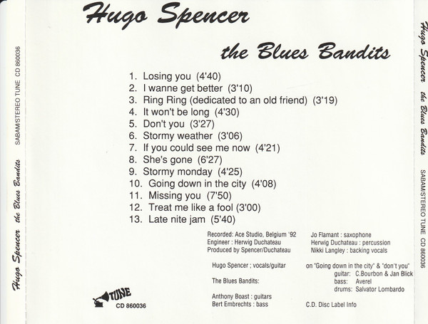 last ned album Hugo Spencer - The Blues Bandits