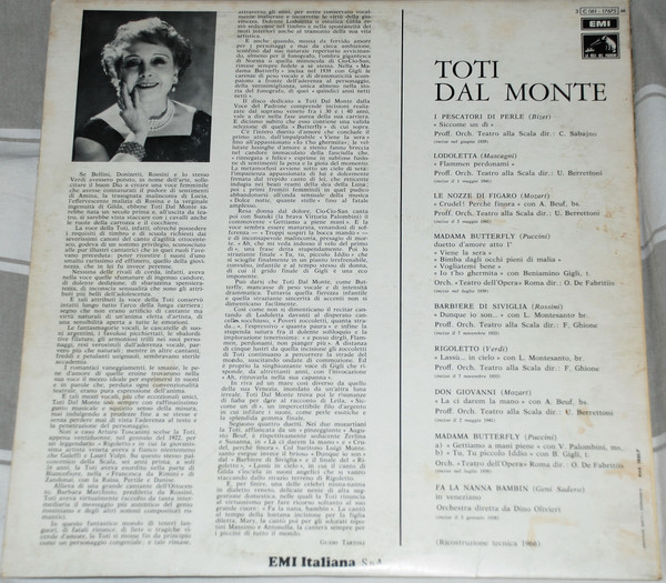 last ned album Toti Dal Monte - Voci Illustri