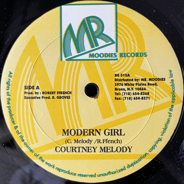 Courtney Melody – Modern Girl (1987, Vinyl) - Discogs