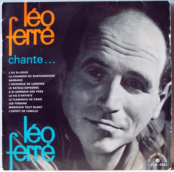 レオ・フェレ – Chansons De Léo Ferré = サンジェルマン・デ・プレの 