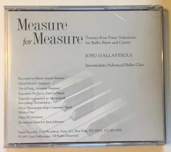 Album herunterladen Josu Gallastegui - Measure For Measure