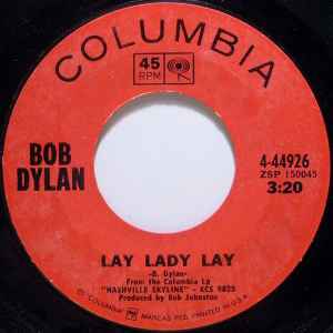 Bob Dylan - Lay Lady Lay album cover