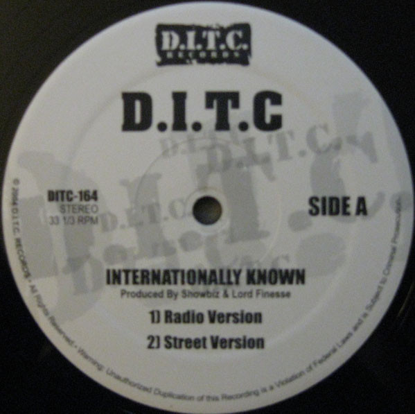 D.I.T.C. – Internationally Known / The Enemy (2004, Vinyl) - Discogs