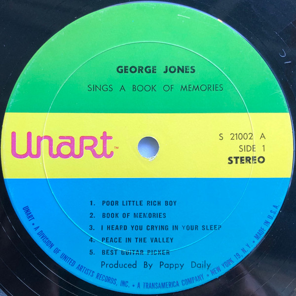 lataa albumi George Jones - Sings A Book Of Memories