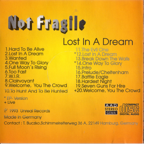 last ned album Not Fragile - Lost In A Dream