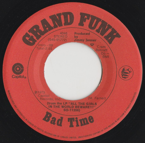 descargar álbum Grand Funk - Bad Time Good Evil