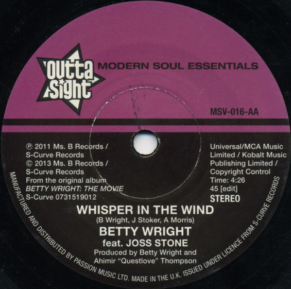 télécharger l'album Betty Wright - In The Middle Of The Game Dont Change The Play Whisper In The Wind