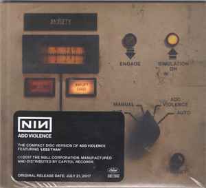 Nine Inch Nails – Add Violence (2017, CD) - Discogs