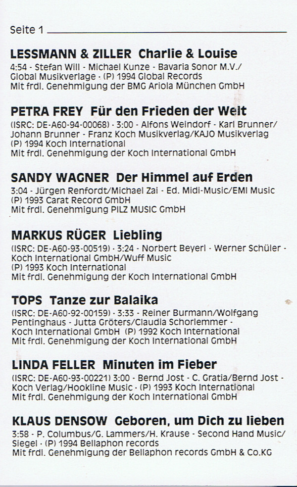 descargar álbum Various - Die Deutsche Schlagerparade 394 Folge 2