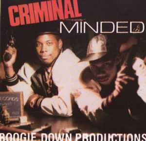 BOOGIE DOWN PRODUCTIONS Criminal Minded Poster 3' X 2' 