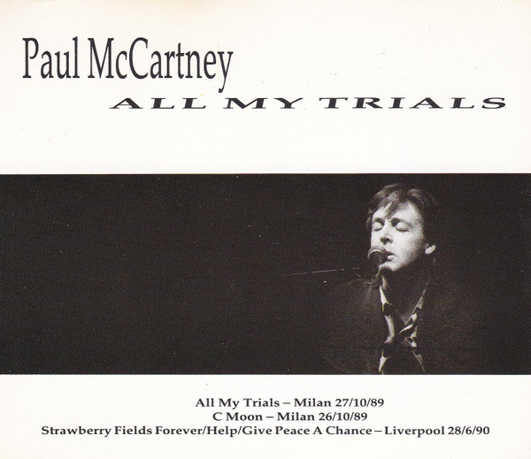 Paul McCartney – All My Trials (1990, CD) - Discogs