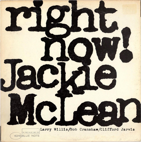 Jackie McLean – Right Now! (1966, Vinyl) - Discogs