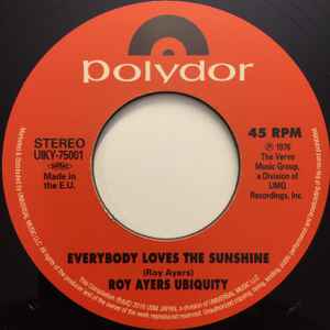 Roy Ayers Ubiquity - Everybody Loves The Sunshine / Daylight