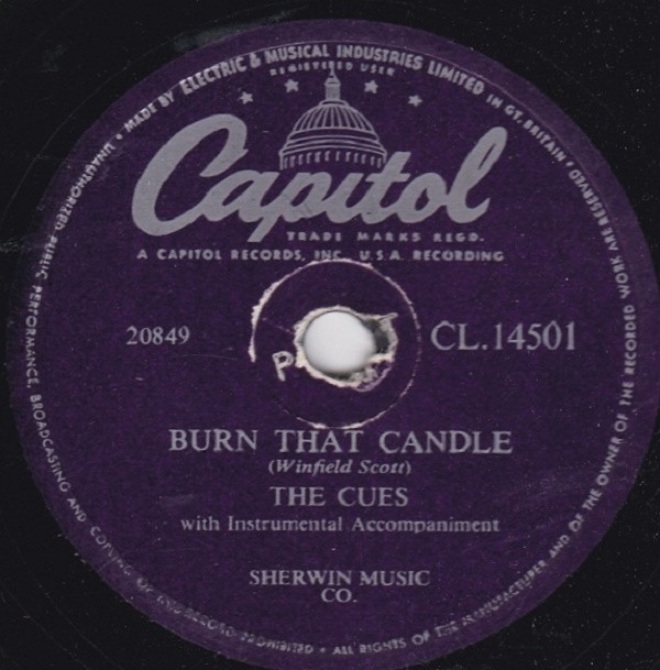 last ned album The Cues - Burn That Candle Oh My Darlin