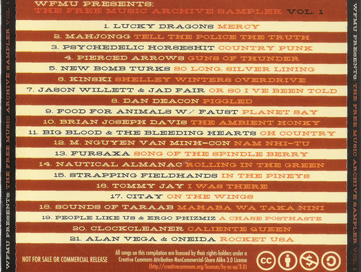 ladda ner album Various - WFMU Presents The Free Music Archive Sampler Vol 2