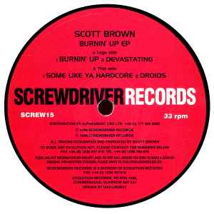Scott Brown - Burnin' Up EP album cover