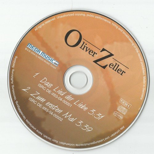 descargar álbum Oliver Zeller - Das Lied Der Liebe