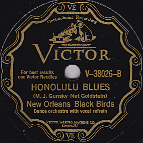 télécharger l'album New Orleans Black Birds - Baby Honolulu Blues
