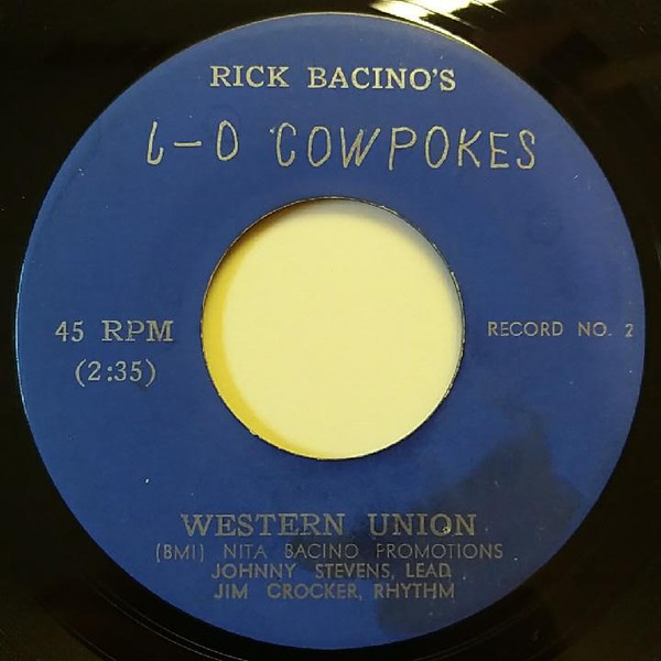 last ned album Rick Bacino's LO Cowpokes - Hangover Blues Western Union