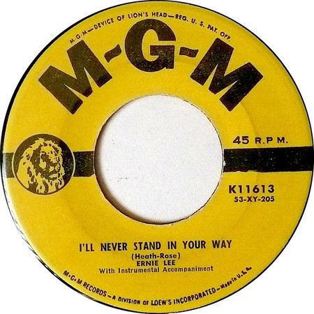 Album herunterladen Ernie Lee - Ill Never Stand In Your Way